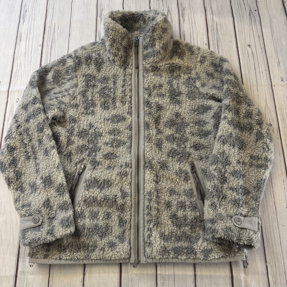 Patagonia Divided Sky Jacket Womens Size Large Wandering Woods Salt Grey